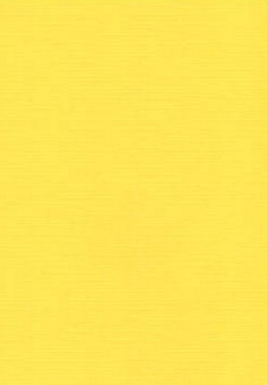 Lys gul, A4 linen karton, 5 ark.